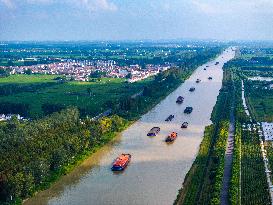 Subei Canal Cargo Ships