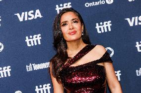 TIFF - Salma Hayek At Without Blood Premiere