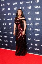 TIFF - Salma Hayek At Without Blood Premiere