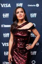 TIFF - Salma Hayek At Without Blood Premiere