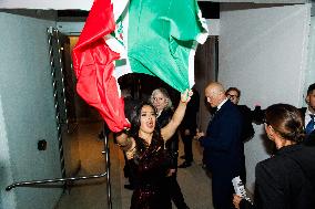 TIFF - Salma Hayek At Without Blood Premiere