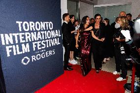 TIFF - Salma Hayek At Without Blood Premiere