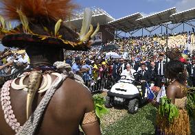 Pope Francis Meets Young People - Papua New Guinea