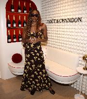 US Open - Celebs At Moet & Chandon Clubhouse Suite