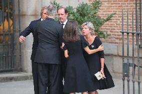 Funeral Of Juan Gomez Acebo - Madrid