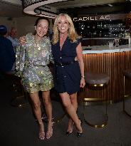 US Open - Lindsay Lohan And Jane Krakowski At Cadillac Suite