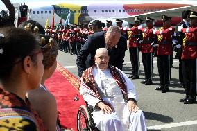 Pope Francis Arrives In Dili - Timor Leste