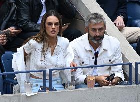 US Open - Alessandra Ambrosio In The Stands