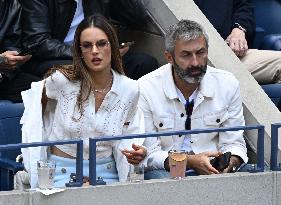 US Open - Alessandra Ambrosio In The Stands