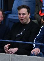 US Open - Elon Musk In The Stands