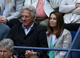 US Open - Dustin Hoffman In The Stands