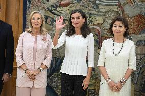 Queen Letizia Audience - Madrid