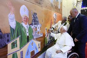 Pope Francis At The Presidential Palace In Dili - Timor Leste