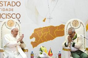 Pope Francis At The Presidential Palace In Dili - Timor Leste