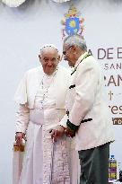 Pope Francis At The Presidential Palace In Dili - Timor Leste