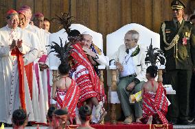 Pope Francis At The Presidential Palace In Dili - Timor Leste