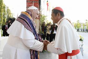 Pope Francis At The Presidential Palace In Dili - Timor Leste