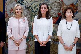 Queen Letizia Audience - Madrid