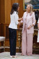 Queen Letizia Audience - Madrid