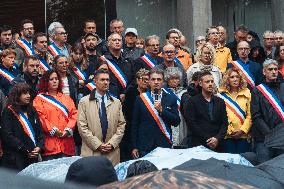 Tribute To A Municipal Officer Shot Dead - Grenoble