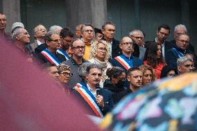 Tribute To A Municipal Officer Shot Dead - Grenoble