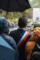 Tribute To A Municipal Officer Shot Dead - Grenoble