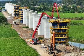 Nanjing-Huai'an Intercity Railway Construction