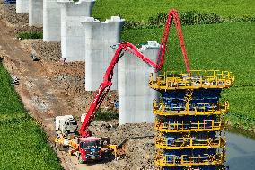 Nanjing-Huai'an Intercity Railway Construction