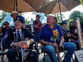 The Airborne Walking March Held In The Netherlands.