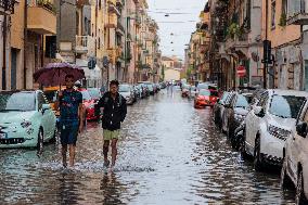 Flooded Streets In Pisa