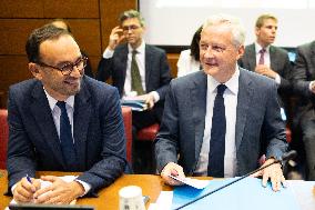 Bruno Le Maire hearing at the French National Assembly - Paris