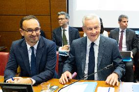 Bruno Le Maire hearing at the French National Assembly - Paris