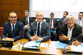 Bruno Le Maire hearing at the French National Assembly - Paris