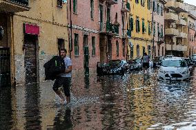 Flooded Streets In Pisa