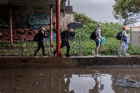 Flooded Streets In Pisa