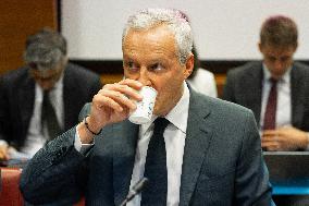 Bruno Le Maire hearing at the French National Assembly - Paris