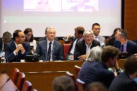 Bruno Le Maire hearing at the French National Assembly - Paris