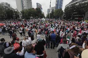 March For Mexican Democracy Against Judicial Reform