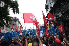 Protest March Towards Police Head Quater In India, Kolkata, West Bengal - 09 Sep 2024