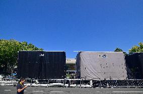 Preparations ahead of Presidential Debate in Philadelphia, PA