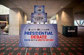 Preparations ahead of Presidential Debate in Philadelphia, PA