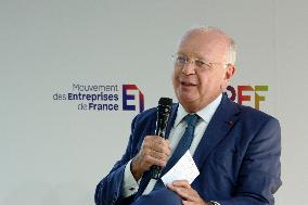 The Meeting Of French Entrepreneurs (REF 2024) Organized By French Employers' Association Movement Of The Enterprises Of France