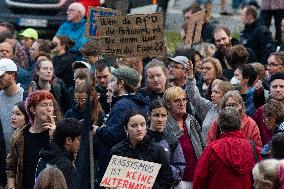 Counter AFD Rally In Duesseldorf