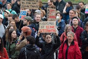 Counter AFD Rally In Duesseldorf