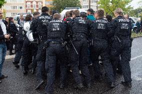 Counter AFD Rally In Duesseldorf