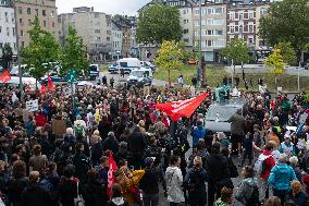 Counter AFD Rally In Duesseldorf