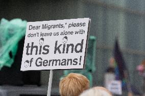 Counter AFD Rally In Duesseldorf