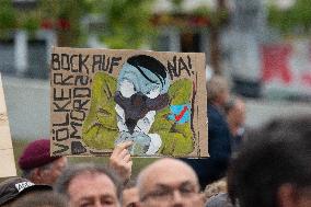 Counter AFD Rally In Duesseldorf