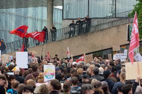 Counter AFD Rally In Duesseldorf