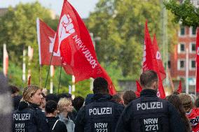 Counter AFD Rally In Duesseldorf